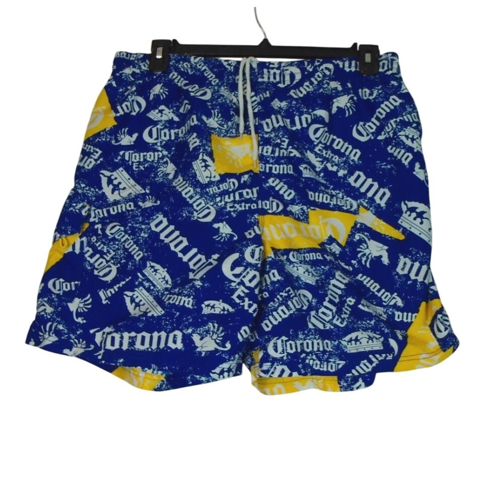 Corona Extra Beer Board Shorts Bathing Suit Swim‎ Trunks XL Mesh Lined  Beach